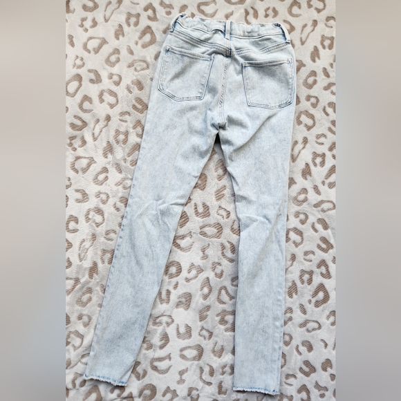 Girls Light Washed Distressed Old Navy Ballerina Skinny Jeans Size 16 - Picture 3 of 7